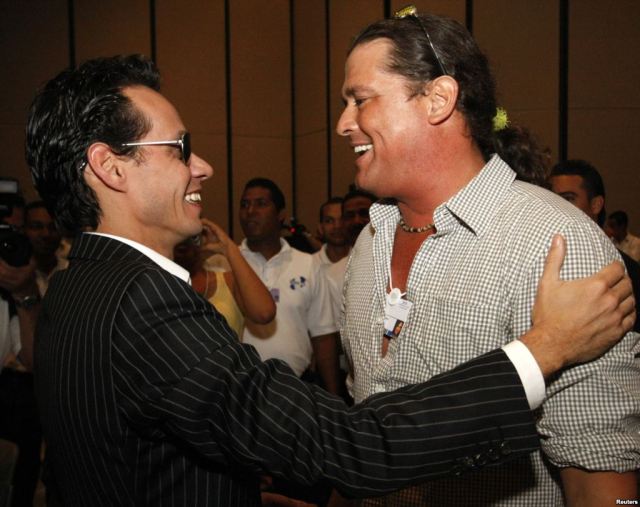 Foto: Marc Anthony y Carlos Vives tutupash.com