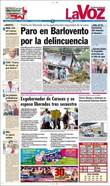 PORTADA LA VOZ