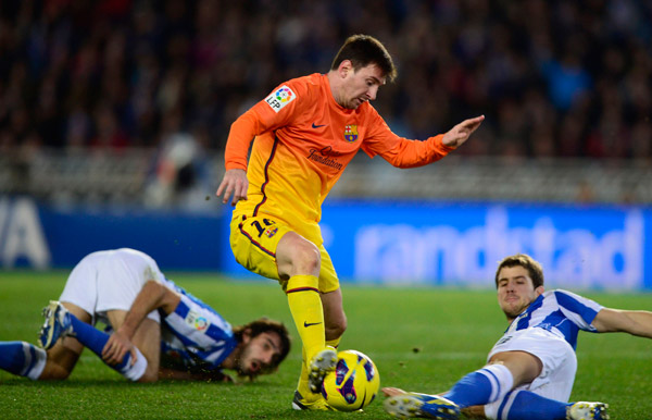 Messi donó 200 mil dólares a un polideportivo de su natal Rosario