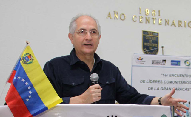 Antonio Ledezma: El problema de la inseguridad en Venezuela no es territorial sino institucional