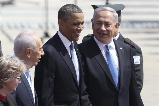 Obama llega a Israel en su primera visita como presidente de EEUU