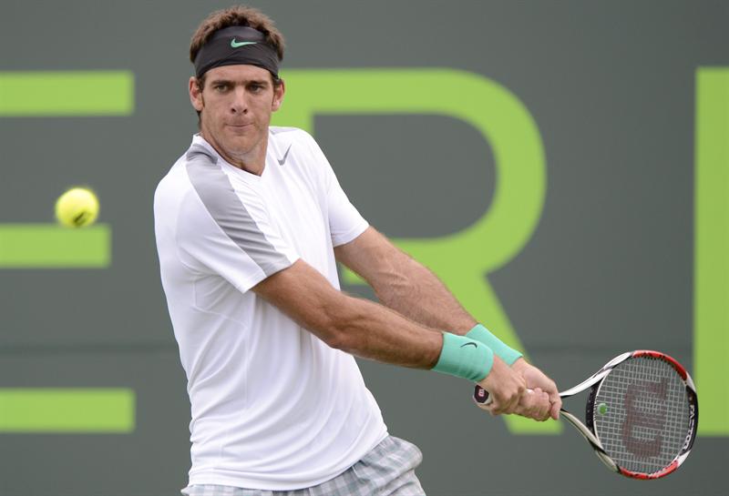 Juan Martín Del Potro no pudo pasar de la segunda ronda en Miami