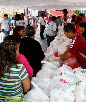 Unas 110 toneladas de alimentos venderán este fin de semana