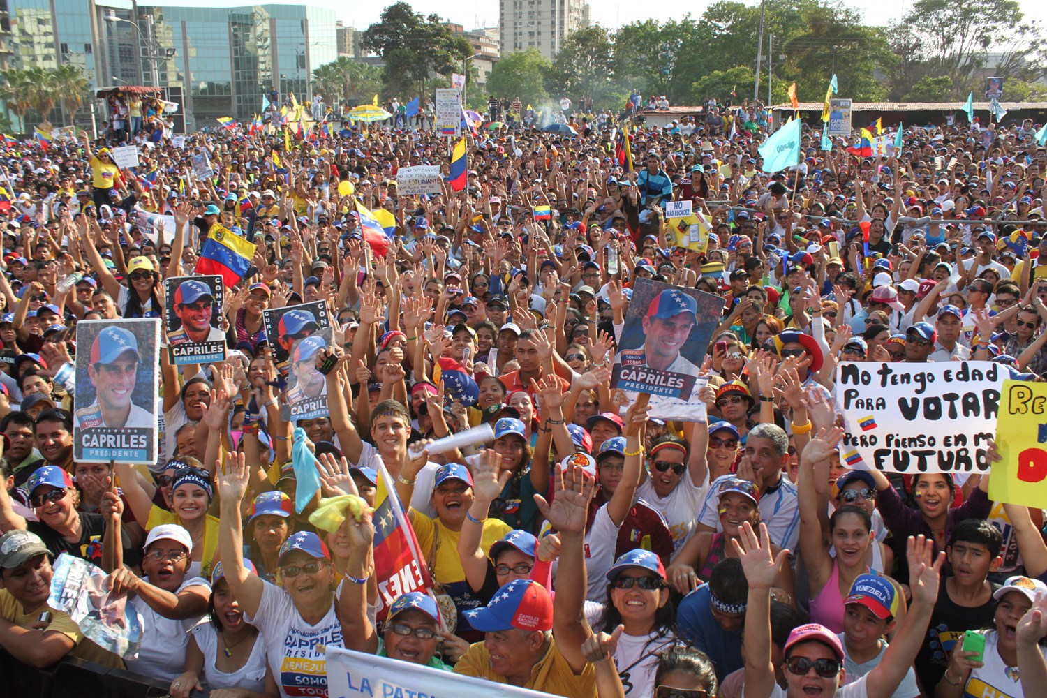 Puerto Ordaz se desbordó con Capriles (FOTOS)