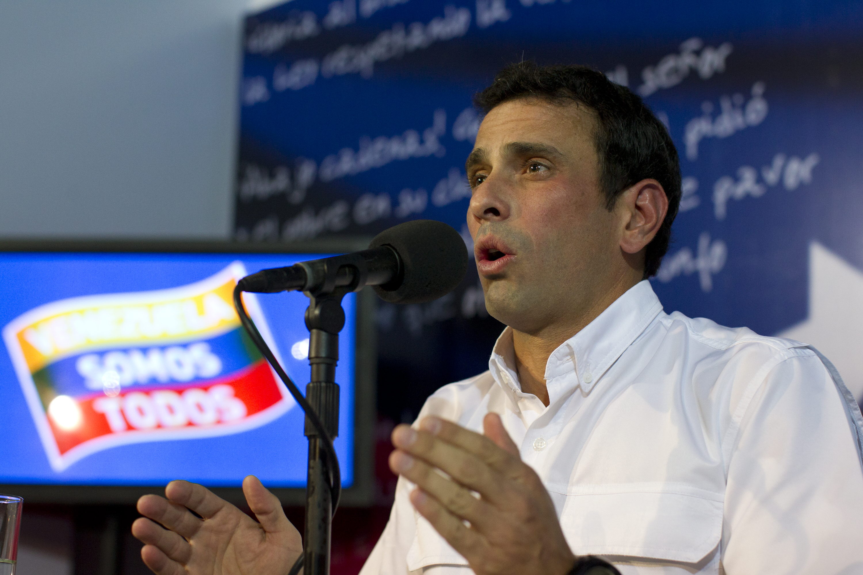 Capriles: Vamos a impugnar las elecciones, no participaremos en una burla de auditoría