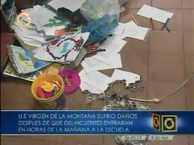 Delincuentes destrozaron escuela de Bello Monte (Video)