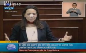 EN VIVO María Corina Machado toma la palabra en el congreso de Colombia