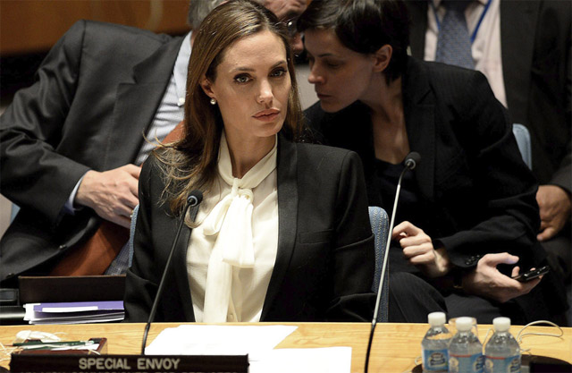 Angelina Jolie reclama a la ONU