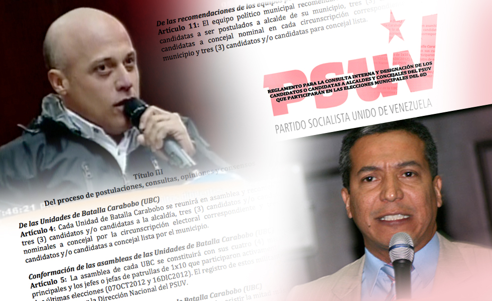 Estos “salta de talanquera” no podrán ser candidatos según reglamento del Psuv (Documento)