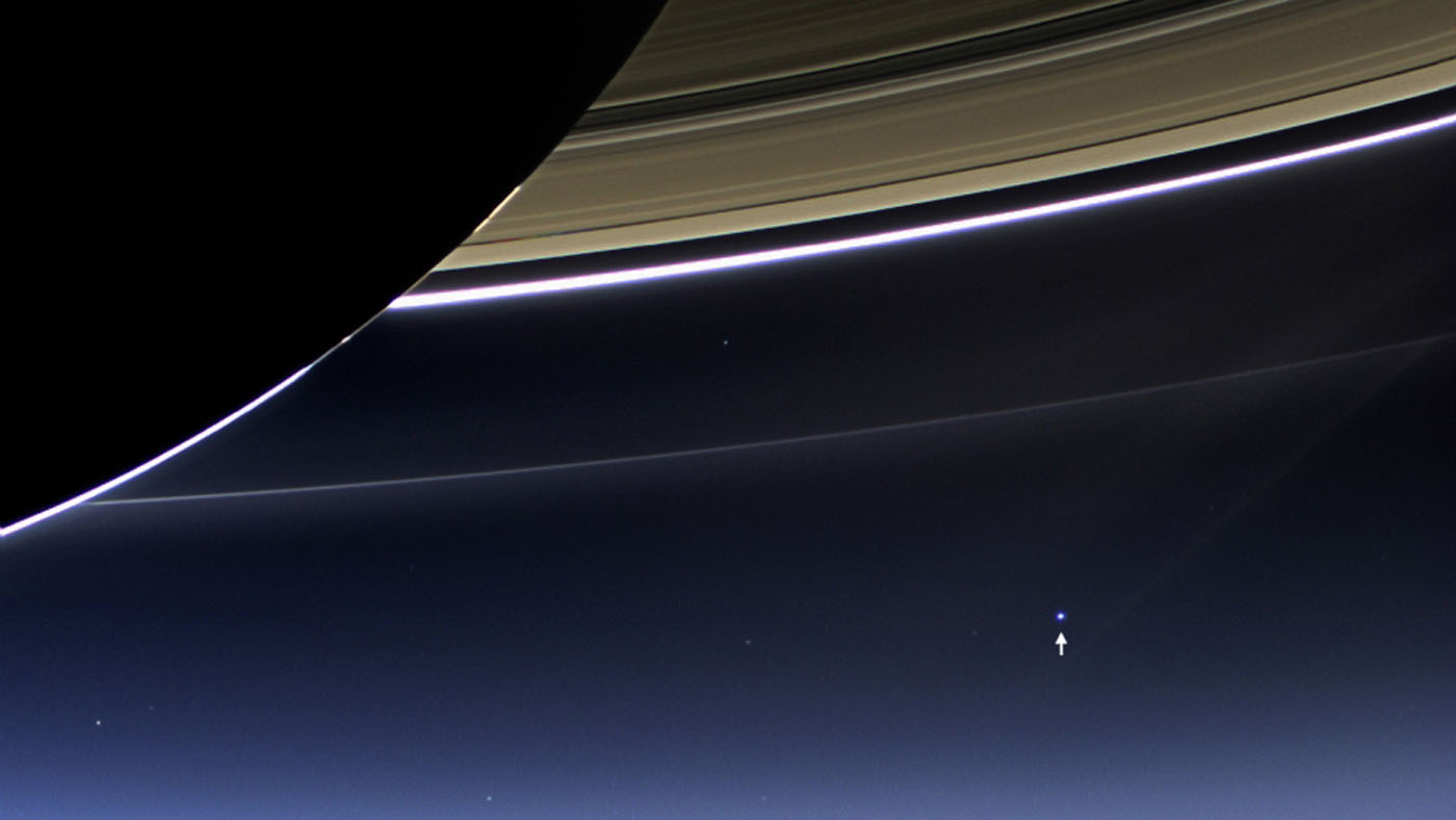 Así se ve la Tierra desde Saturno (Fotos)