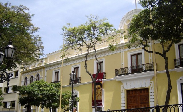 Fachada de la sede de la Cancillería venezolana (Foto archivo)