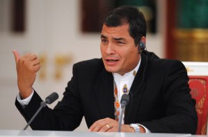 Correa exige a EEUU que deje en paz a Latinoamérica