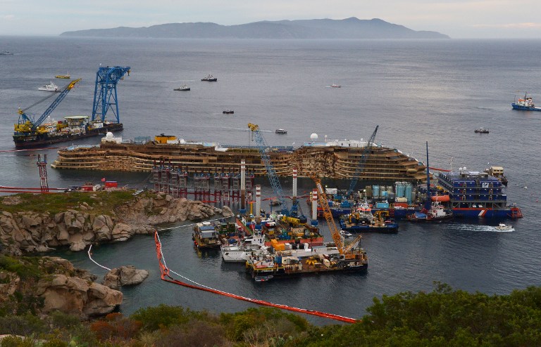 Hallan los restos de un desaparecido del Costa Concordia