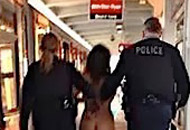 Se declaró “la diosa del Metro”, se desnudó y en la cárcel paró (hay fotos)