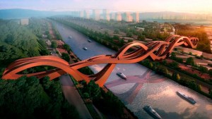 El espectacular puente futurista que hará China (Fotos)