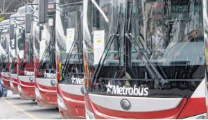 Suspenden 13 rutas de Metrobús este jueves