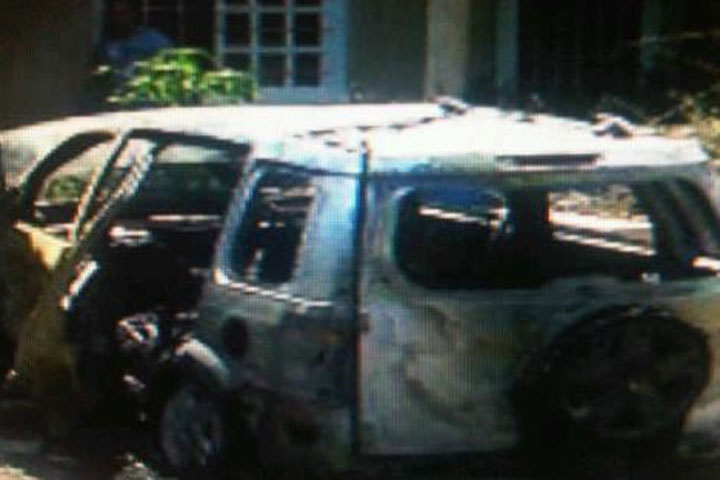 Extraoficial: Hallan quemada camioneta implicada en secuestro de adolescente
