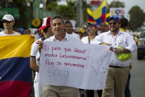 Así protestaron los venezolanos en República Dominicana (Fotos)