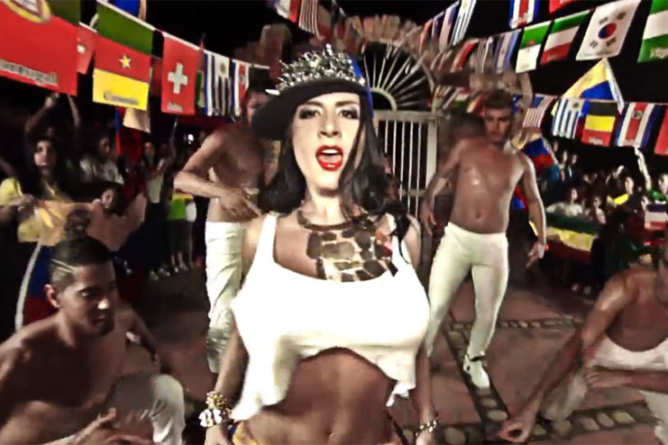 Diosa Canales se prepapara para el Mundial (Video)