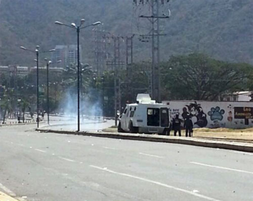 Siete heridos por perdigones en Mañongo (Foto)