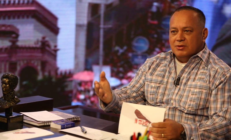 Cabello acusa a 14 venezolanos de conspiradores
