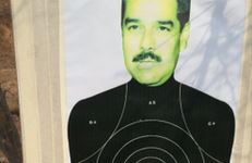 ¿En serio?… “Magnicidas” photoshopean a Maduro en un cartón de tiro al blanco