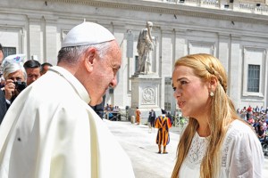 Papa Francisco envió mensaje a Leopoldo López y a toda la población