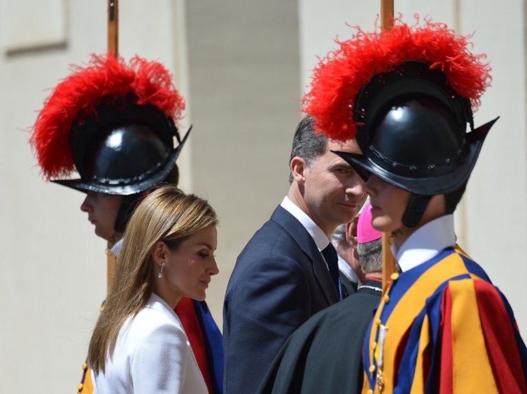 El Papa recibe a Felipe VI y Letizia (Foto)