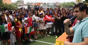 Ocariz: Tenemos a más de 4000 niños de nuestros barrios jugando fútbol