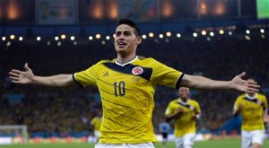 El jugador colombiano James vale 75 millones euros
