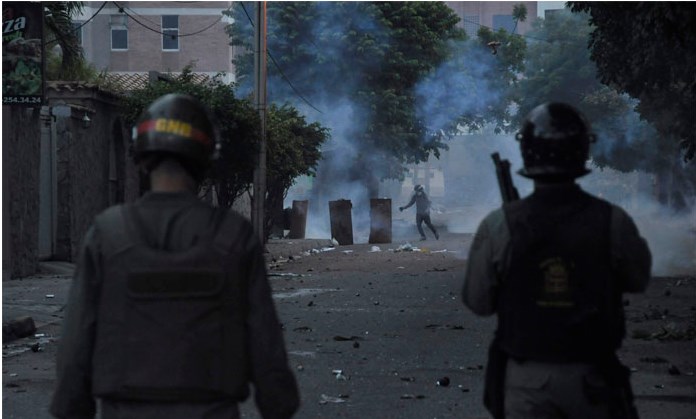 Protesta en Barquisimeto dejó ocho detenidos