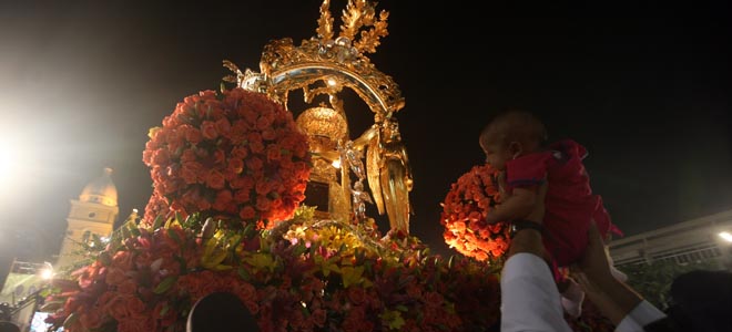 Por primera vez en la historia, la Bajada de la Chinita frente a Papa Francisco