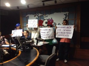 Trabajadores de RCR piden apoyo por la libertad de expresión y pluralidad