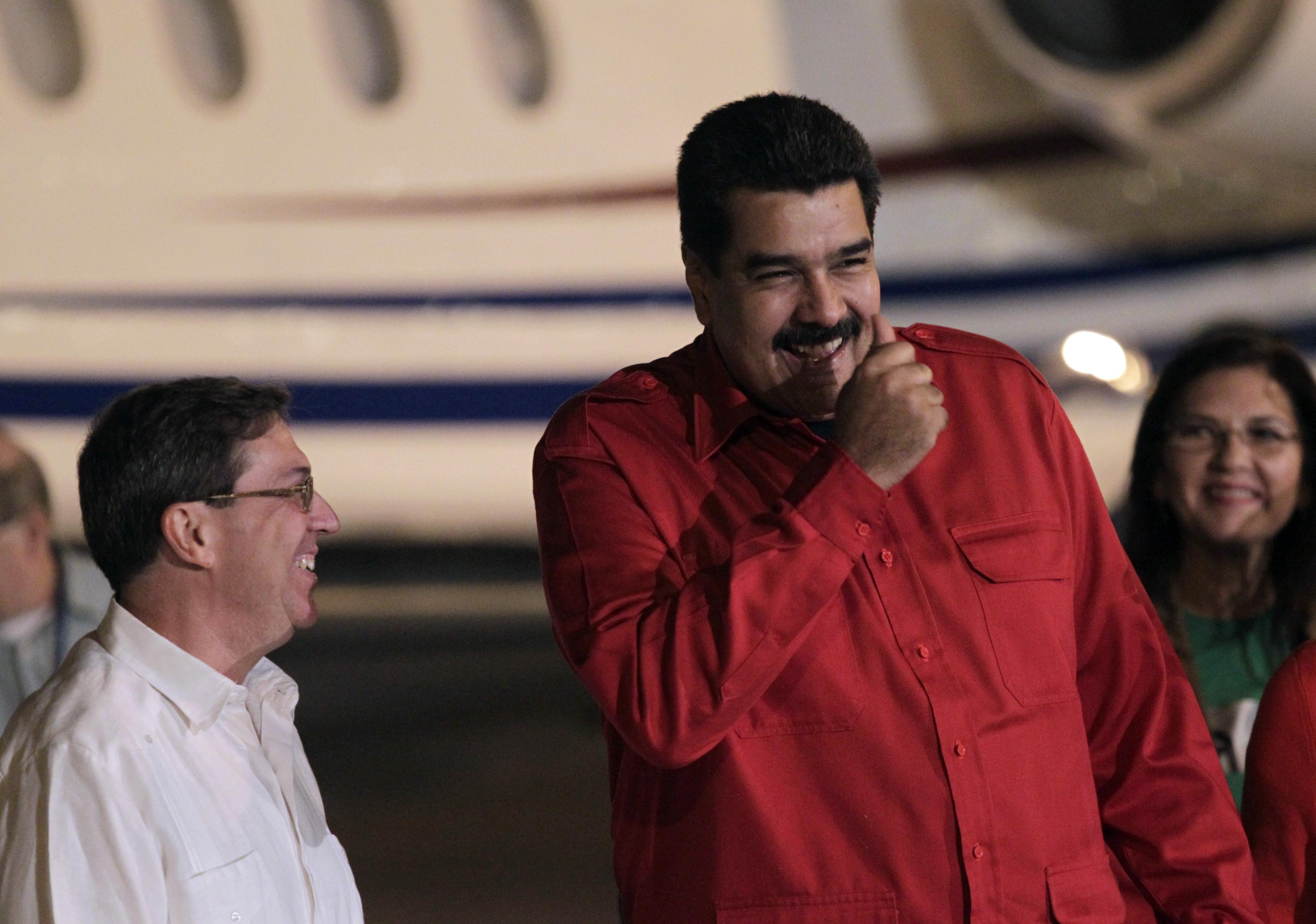 Maduro llegó a Cuba para cumbre sobre el ébola