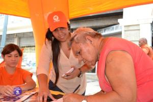 Voluntad Popular recoge firmas para la Constituyente en el centro de Maracaibo
