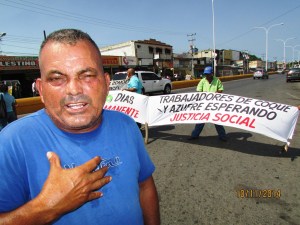 Transportistas del coque y el azufre en Anzoátegui exigen cambios en Pdvsa (Fotos + video)