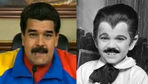 Maduro y el Eddie Monster “revolucionario” (fotocomparación)