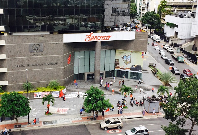 La protesta del PCV frente a la sede de la ONU en Caracas (fotos)