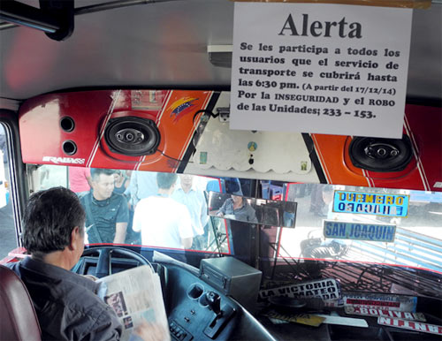 Transportistas trabajarán hasta las 7:00 pm por seguridad