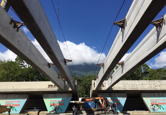 Así va quedando el Puente Independencia (Fotos)