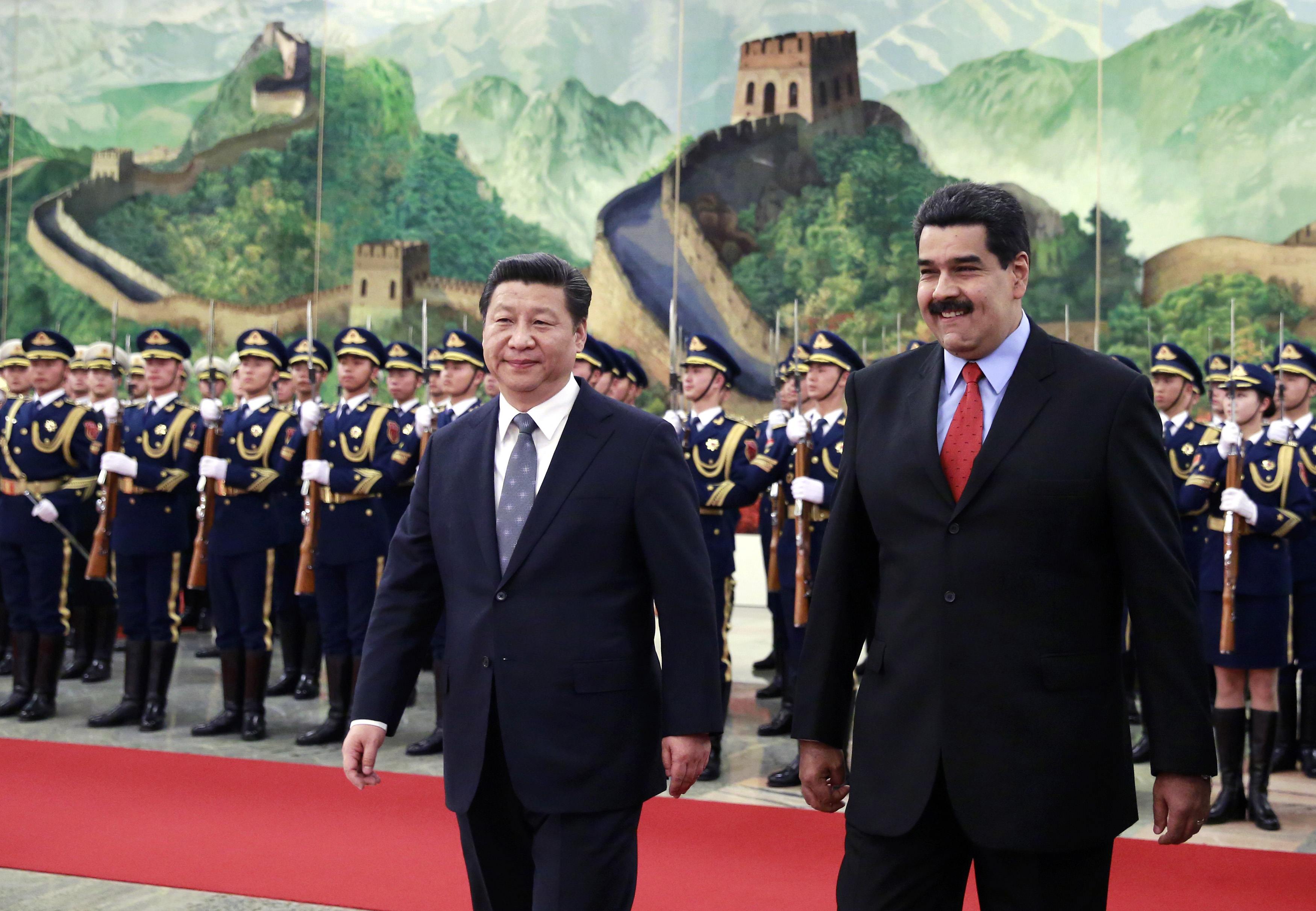 Presidente chino promete a Maduro una cooperación reforzada