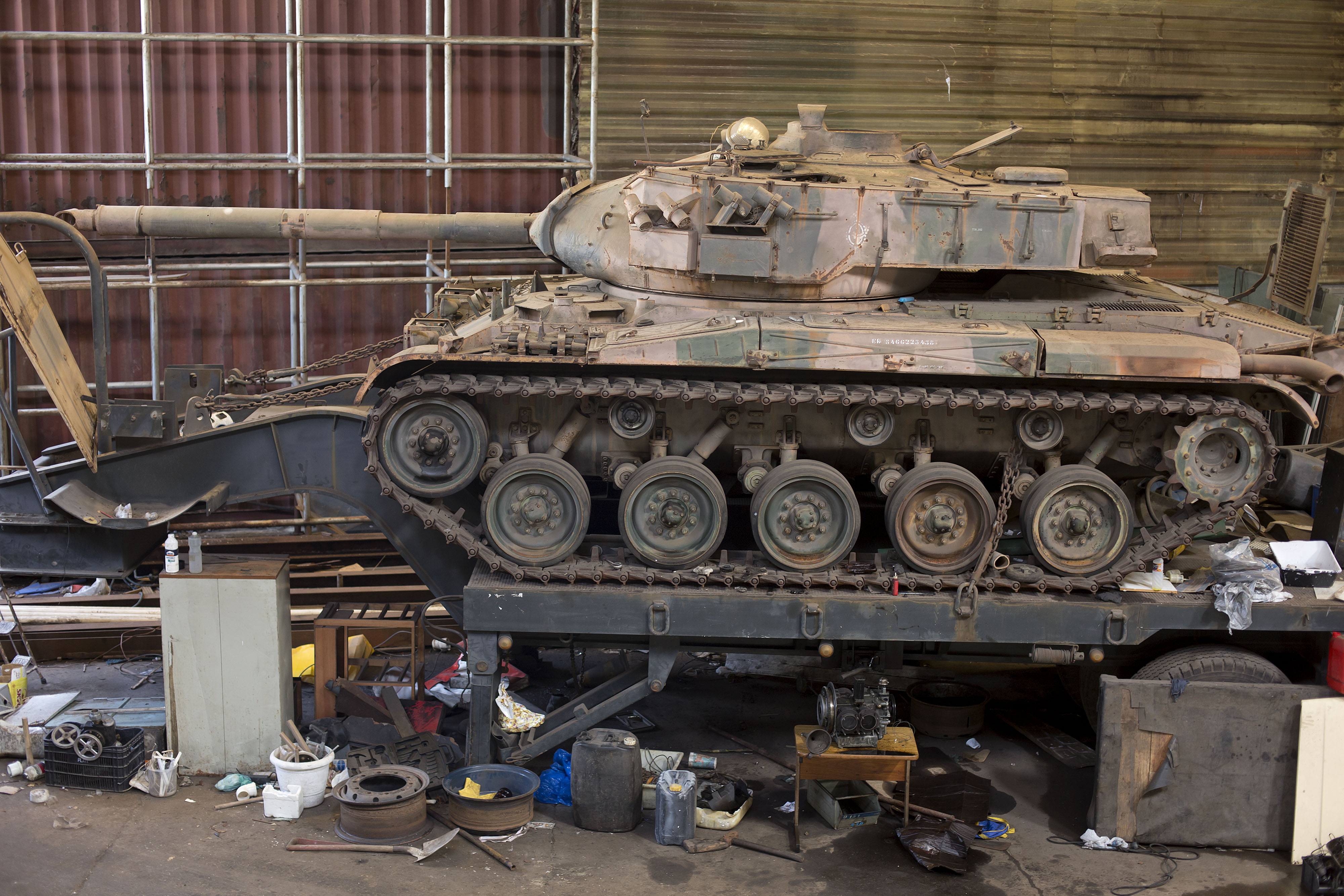 Buscaban autos robados y encuentran dos tanques de guerra en Brasil