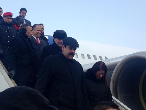 Maduro llegó a Rusia (video)