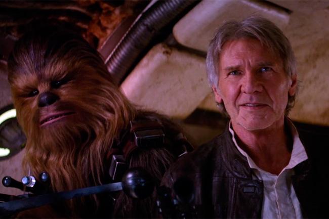 Vuelven Han Solo y Chewbacca: Imperdible tráiler de “El despertar de la fuerza”