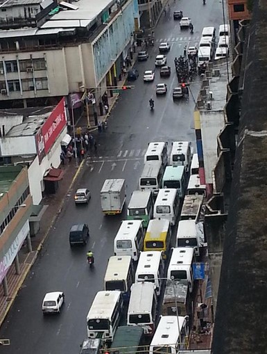Paro de transporte en el Táchira (Fotos)