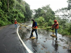 Inician diagnóstico de daños y levantamiento topográfico en fallas originadas por lluvias en Táchira