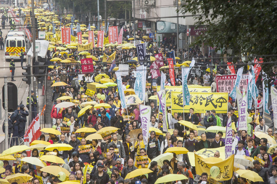 Protestas en China