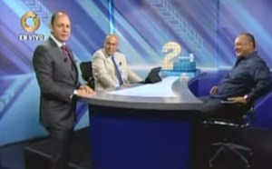 Diosdado y Vladimir Villegas se comparten la torta en Globovisión (VIDEO)