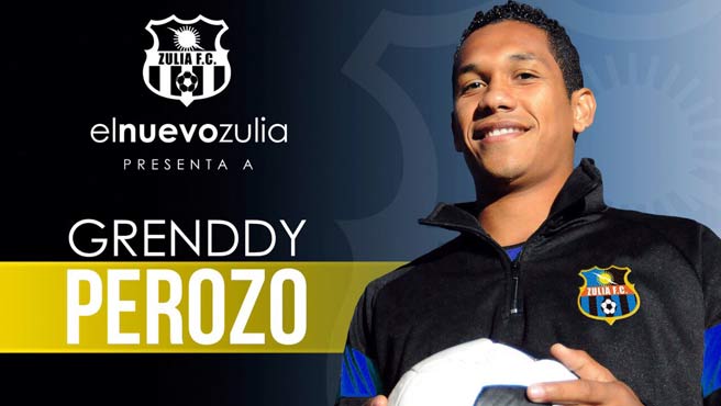 Grenddy Perozo es el nuevo fichaje del Zulia Fútbol Club