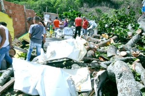Comunidades de Maracay se recuperan del fuerte aguacero